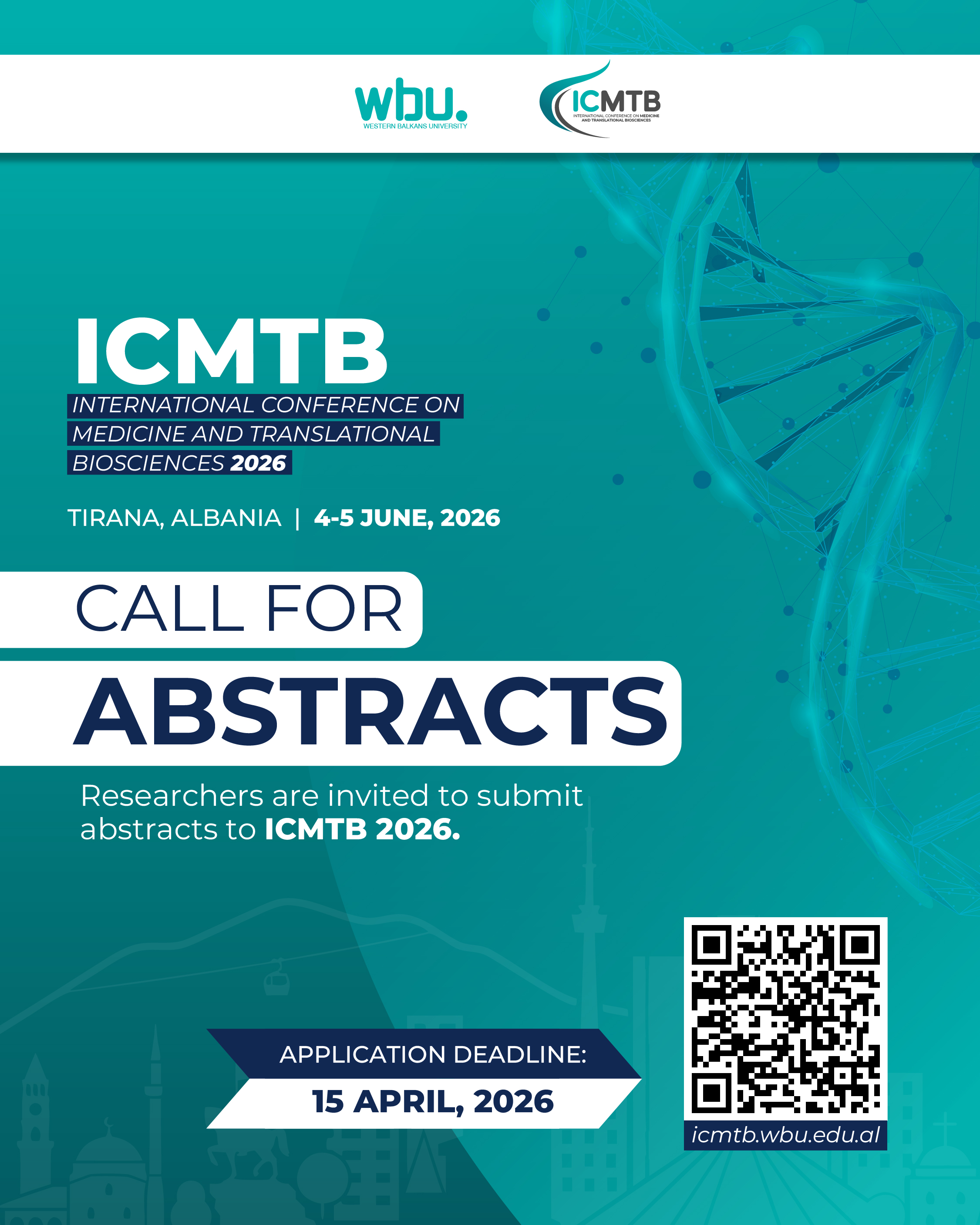 ICMTB 2026 - Call for Abstracts